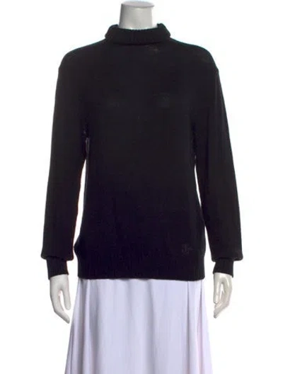 Pre-owned Jil Sander Turtleneck Sweater In Black
