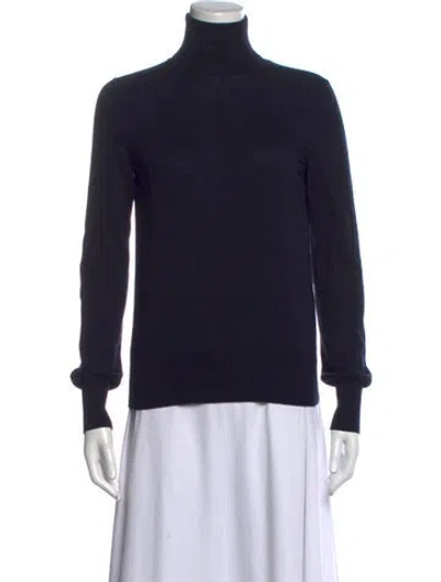 Pre-owned Jil Sander Turtleneck Sweater In Blue