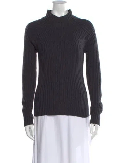 Pre-owned Jil Sander Turtleneck Sweater In Gray