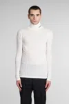 Jil Sander Turtleneck Sweater In Porcelain