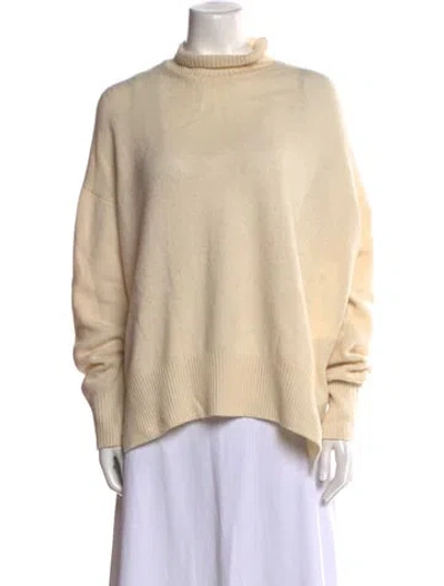 Pre-owned Jil Sander Turtleneck Sweater In Neutral