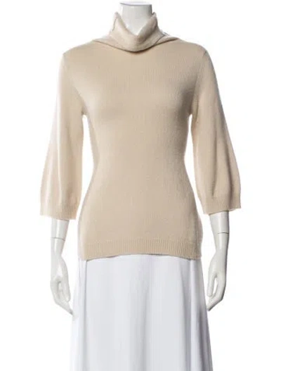 Pre-owned Jil Sander Turtleneck Sweater In Neutrals