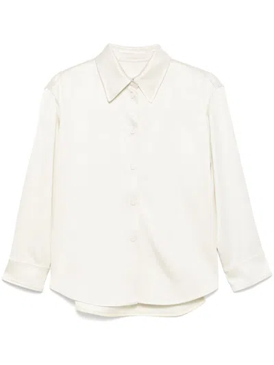 Jil Sander Twill Shirt In White