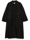 Jil Sander Twill Sport Coat In Schwarz