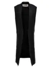 Jil Sander Gilet In Black