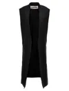 Jil Sander Gilet In Black