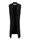 Jil Sander Gilet In Black