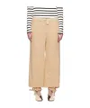 Jil Sander Two-pocket Belted Casual Pants In Pink