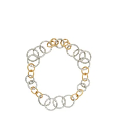 Jil Sander Two-tone Chain Necklace In Silver