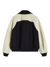 Jil Sander Two-tone Jacket In Black