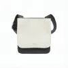 Jil Sander Two-tone Structured Shoulder Bag With Adjustable Strap In White