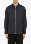 Jil Sander Straight Plain Jacket In Blue