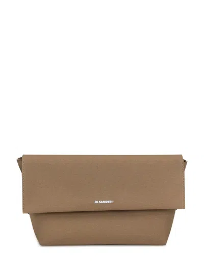 Jil Sander Utility Crossbody Bag In Green