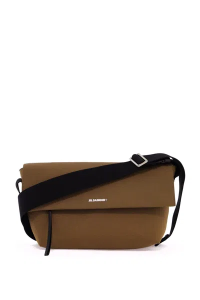 Jil Sander Utility Shoulder Bag In Neutrals