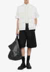 Jil Sander Utility Zipped Vest In White