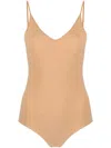 Jil Sander Sleeveless Stretch Body In 265 Beige