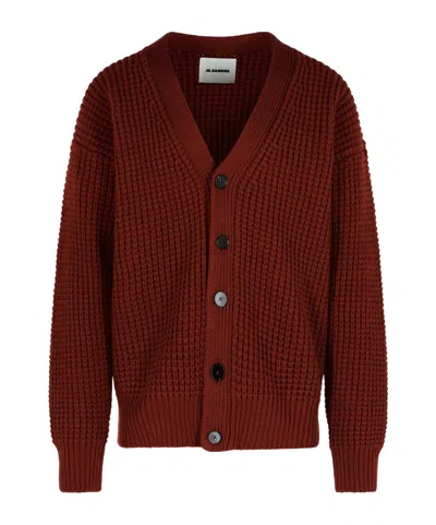 JIL SANDER JIL SANDER V-NECK CARDIGAN