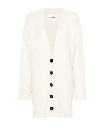 JIL SANDER V-NECK CASHMERE CARDIGAN