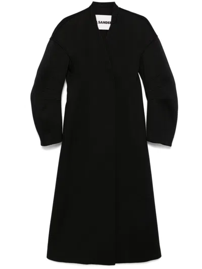 Jil Sander 53 Coat In Black