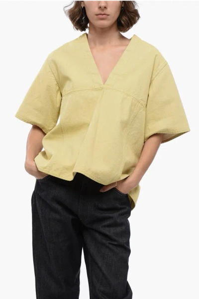 Jil Sander Top In Yellow