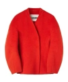 Jil Sander V-neck Silhouette Jacket In Red