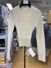 Shop Jil Sander V-neck Sweater In Nude