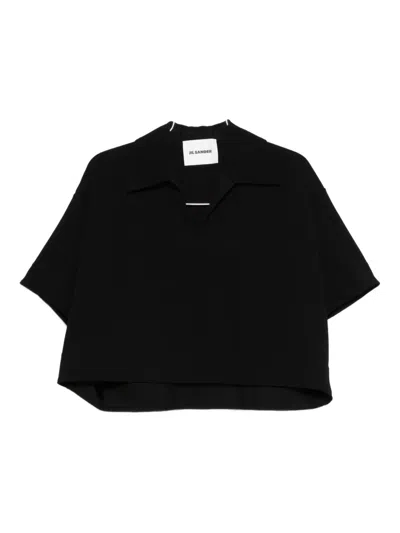 Jil Sander Pullover T-shirt In Black