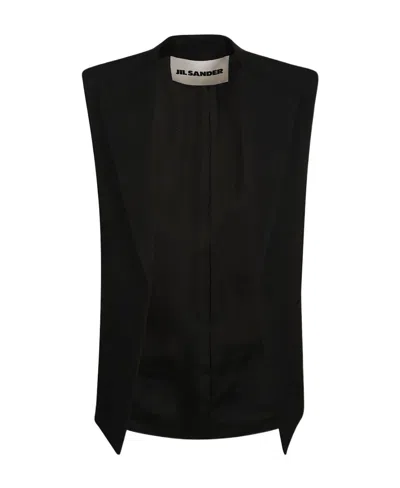 Jil Sander Frayed-edge Tailored Vest