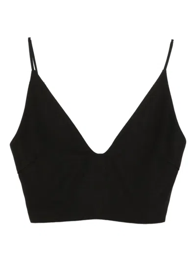 Jil Sander Tanktop Mit V-ausschnitt In Black