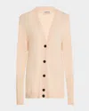 Jil Sander V-neck Wool Cardigan In English Ro