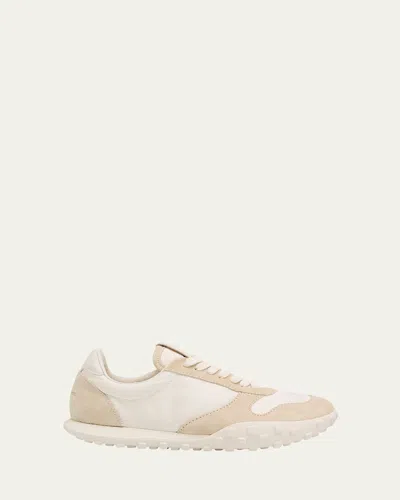 Jil Sander Vapour Two-tone Low-top Sneakers In Neutral