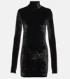 Jil Sander Velvet Top In Black