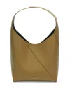 Jil Sander Vertigo Hobo Medium Tote Bag In Green
