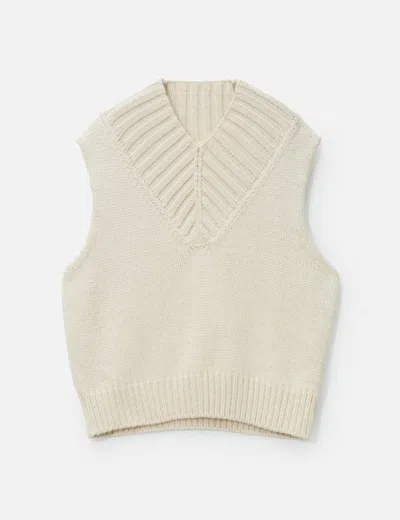 Jil Sander Vest In White