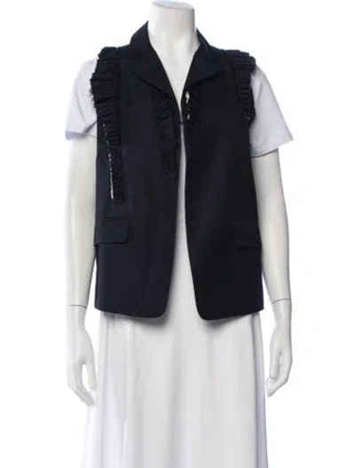 Pre-owned Jil Sander Vest In Blue