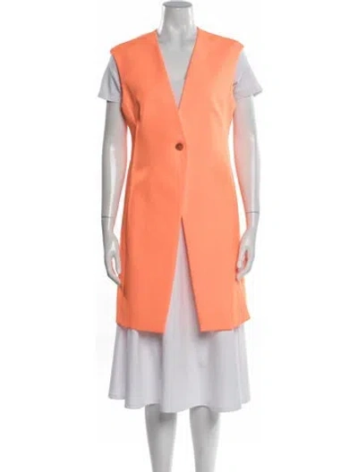 Pre-owned Jil Sander Vest In Orange