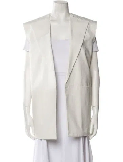 Pre-owned Jil Sander Vest In White