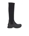 Jil Sander Vibram Soled Boots In Black