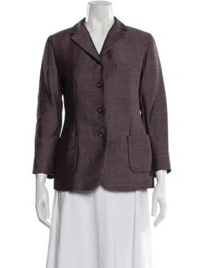Pre-owned Jil Sander Vintage 1990's Blazer In Purple