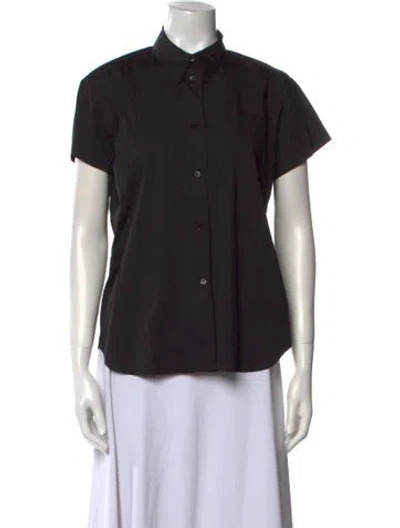 Pre-owned Jil Sander Vintage 1990's Button-up Top In Black