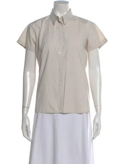 Pre-owned Jil Sander Vintage 1990's Button-up Top In Neutral