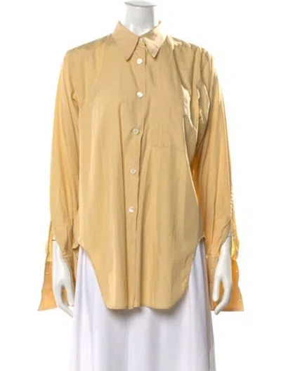 Pre-owned Jil Sander Vintage 1990's Button-up Top In Neutral