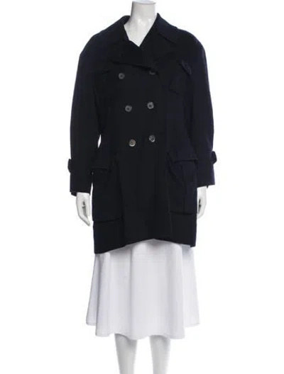 Pre-owned Jil Sander Vintage 1990's Coat In Blue