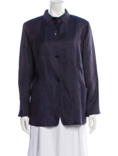 Pre-owned Jil Sander Vintage 1990's Denim Jacket In Purple