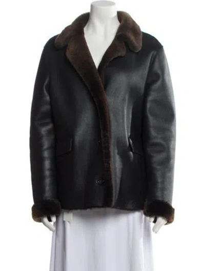 Pre-owned Jil Sander Vintage 1990's Fur Jacket In Black
