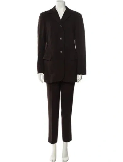 Pre-owned Jil Sander Vintage 1990's Pantsuit In Brown