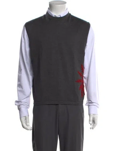 Pre-owned Jil Sander Vintage 1990's Sweater Vest In Gray