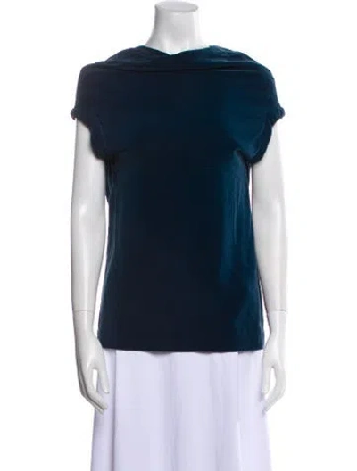 Pre-owned Jil Sander Vintage 1990's Top In Blue