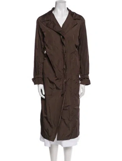 Pre-owned Jil Sander Vintage 1990's Trench Coat In Brown