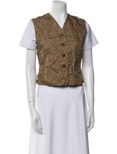 Pre-owned Jil Sander Vintage 1990's Vest In Brown